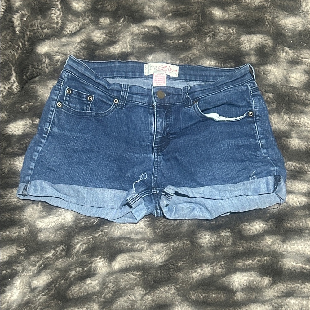 Blue Jean Cotton Shorts for Women